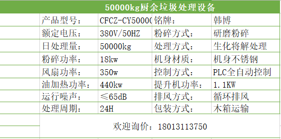 江蘇50000kg廚余垃圾處理設(shè)備